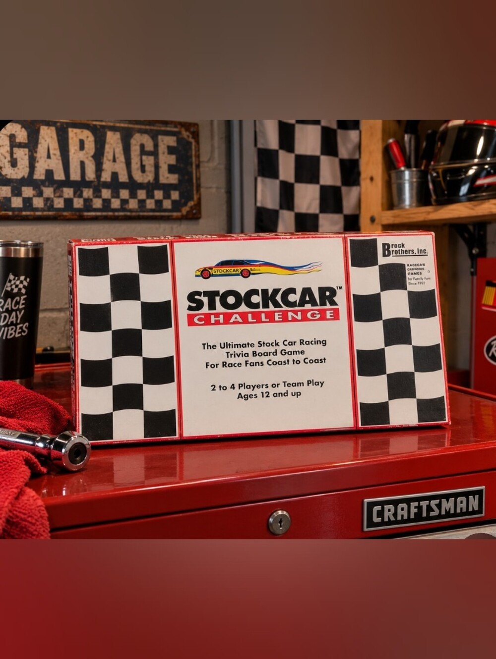 Vintage Rare StockCar Challenge Trivia Board Game Sealed NIB